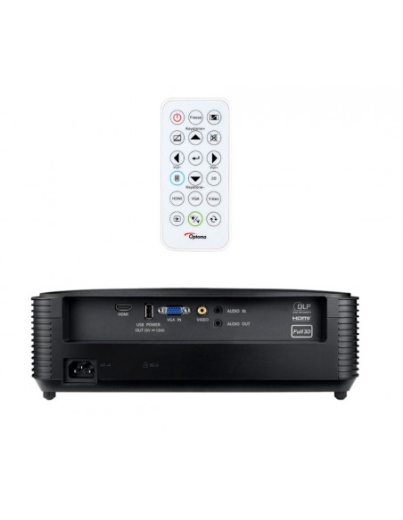 Optoma S336 videoproyector Proyector de alcance estándar 4000 lúmenes ANSI DLP SVGA (800x600) 3D Negro