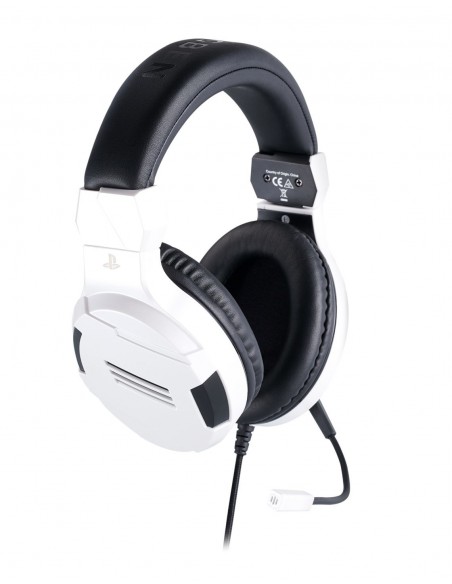BIG BEN PS4OFHEADSETV3WHITE auricular y casco Auriculares Alámbrico Diadema Juego Negro, Blanco