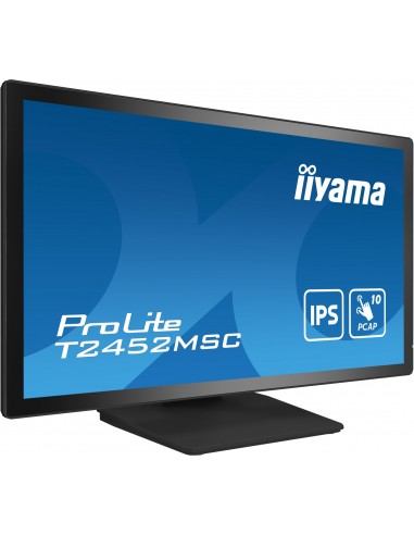 iiyama ProLite T2452MSC-B1 pantalla para PC 60,5 cm (23.8") 1920 x 1080 Pixeles Full HD LCD Pantalla táctil Multi-usuario Negro