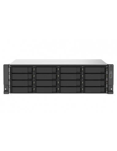 QNAP TS-1673AU-RP-16G servidor de almacenamiento NAS Bastidor (3U) Ethernet Negro, Gris V1500B