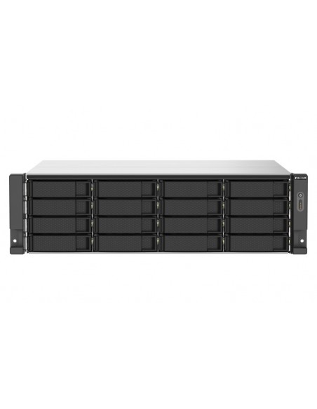QNAP TS-1673AU-RP-16G servidor de almacenamiento NAS Bastidor (3U) Ethernet Negro, Gris V1500B