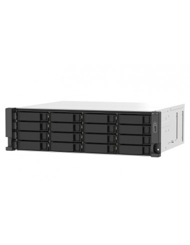 QNAP TS-1673AU-RP-16G servidor de almacenamiento NAS Bastidor (3U) Ethernet Negro, Gris V1500B