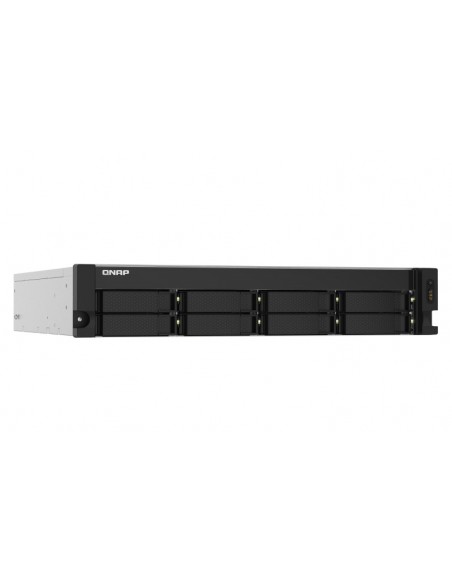 QNAP TS-832PXU NAS Bastidor (2U) Ethernet Aluminio, Negro AL324