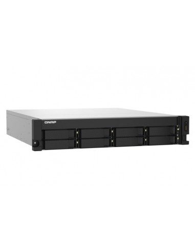 QNAP TS-832PXU NAS Bastidor (2U) Ethernet Aluminio, Negro AL324