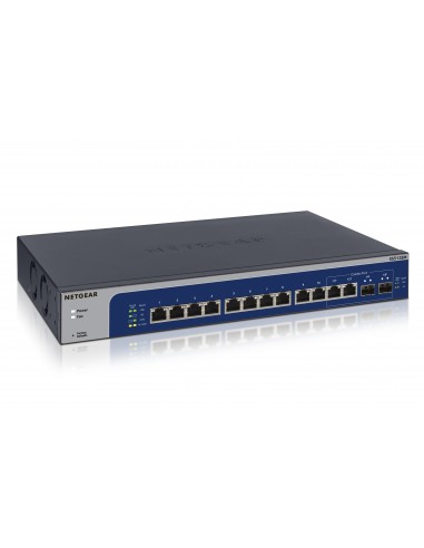 NETGEAR XS512EM Gestionado L2 10G Ethernet (100 1000 10000) 1U Azul, Gris