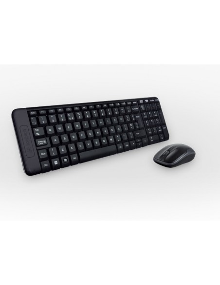 Logitech Wireless Combo MK220 teclado Ratón incluido USB Portugués Negro