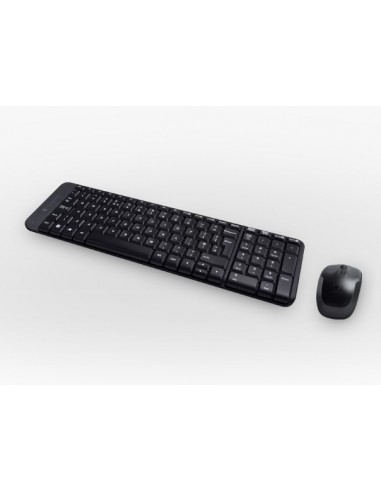 Logitech Wireless Combo MK220 teclado Ratón incluido USB Portugués Negro