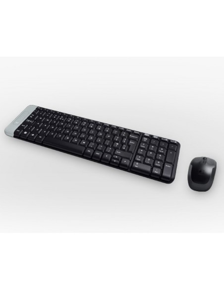 Logitech Wireless Combo MK220 teclado Ratón incluido USB Portugués Negro