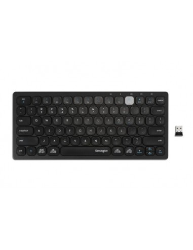 Kensington Teclado compacto multidispositivo con tecnología inalámbrica dual