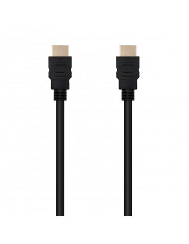 Nanocable Cable HDMI V1.4 Alta Velocidad   HEC), A M-A M, Negro, 1 m