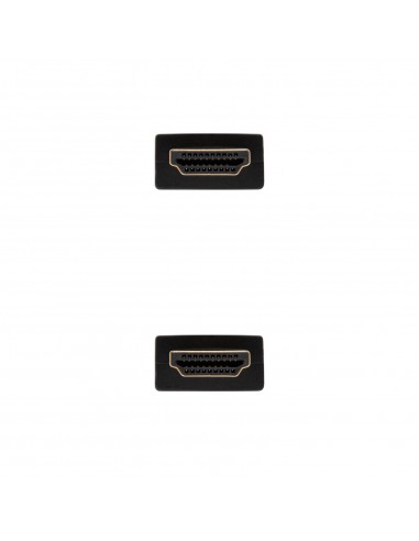 Nanocable Cable HDMI V1.4 Alta Velocidad   HEC), A M-A M, Negro, 1 m