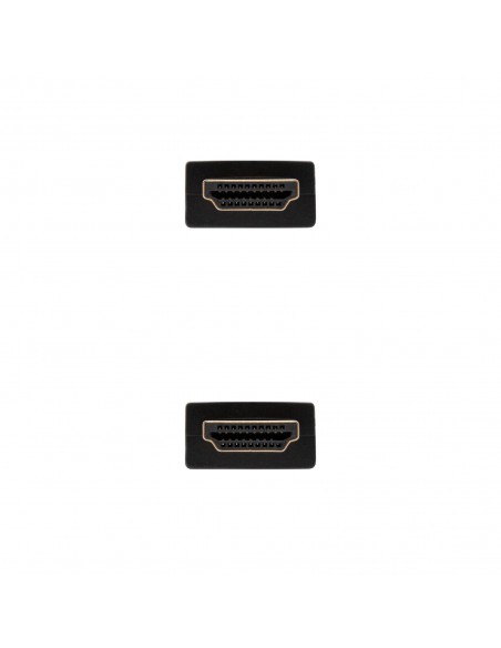 Nanocable Cable HDMI V1.4 Alta Velocidad   HEC), A M-A M, Negro, 1 m Nanocable Cable HDMI V1.4 Alta Velocidad   HEC), A M-A M, Negro, 1 m