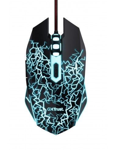 Trust GXT 105X Izza ratón Ambidextro USB tipo A Óptico 4000 DPI