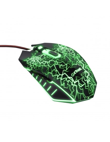 Trust GXT 105X Izza ratón Ambidextro USB tipo A Óptico 4000 DPI