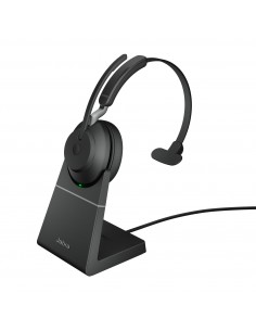 Jabra Evolve2 65, UC Mono Auriculares Inalámbrico Diadema Oficina Centro de llamadas USB tipo A Bluetooth Negro