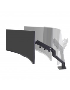 Ergotron HX Series 45-647-224 soporte para monitor 124,5 cm (49") Negro Escritorio 2