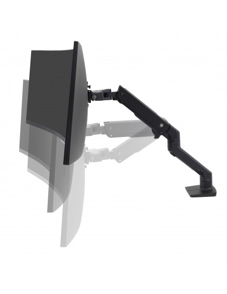 Ergotron HX Series 45-647-224 soporte para monitor 124,5 cm (49") Negro Escritorio