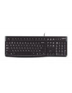 Logitech K120 Corded Keyboard teclado USB QWERTY Español Negro