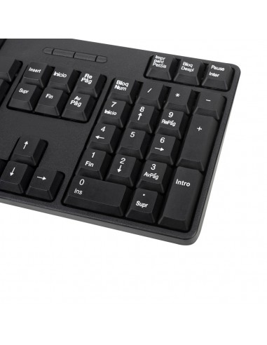 NGS EUPHORIA KIT teclado Ratón incluido RF inalámbrico QWERTY Inglés Negro