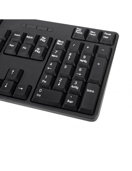 NGS EUPHORIA KIT teclado Ratón incluido RF inalámbrico QWERTY Inglés Negro