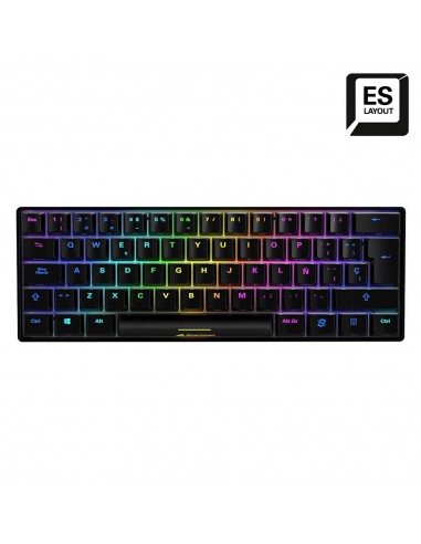 Sharkoon SGK50 S4 teclado USB QWERTY Español Negro