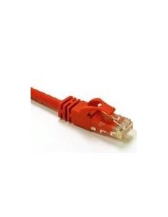 C2G Cat6 Snagless CrossOver UTP Patch Cable Red 3m cable de red Rojo