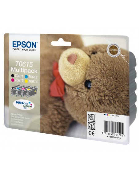 Epson Teddybear Multipack T0615 4 colores