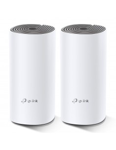 TP-Link Deco E4 (2-pack) Doble banda (2,4 GHz   5 GHz) Wi-Fi 5 (802.11ac) Blanco, Gris Interno
