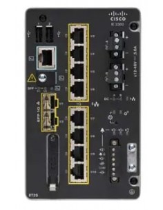 Cisco Catalyst IE-3300-8T2S-E switch Gestionado L2 Gigabit Ethernet (10 100 1000) Negro