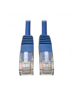 Tripp Lite N002-007-BL Cable Ethernet (UTP) Patch Moldeado Cat5e 350 MHz (RJ45 M M) - Azul, 2.13 m [7 pies]
