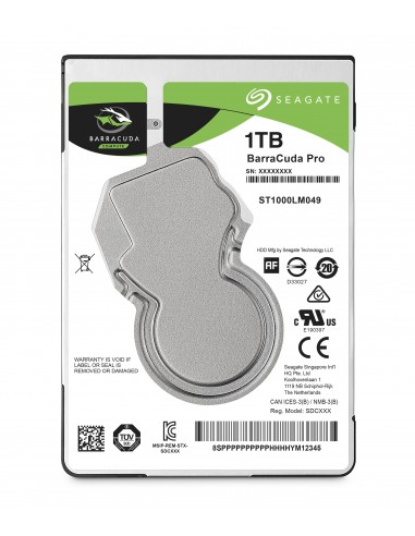 Seagate Barracuda Pro 2.5" 1 TB Serial ATA III