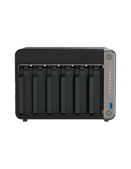 QNAP TS-AI642-8G servidor de almacenamiento NAS Torre Ethernet Negro Cortex-A76