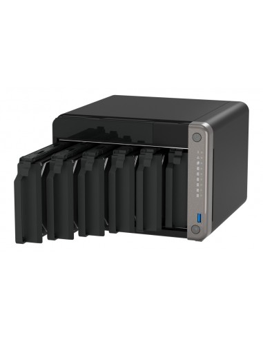 QNAP TS-AI642-8G servidor de almacenamiento NAS Torre Ethernet Negro Cortex-A76