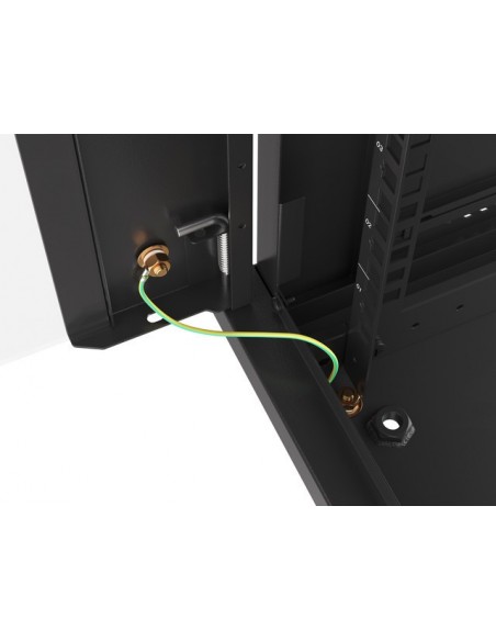 Lanberg WF01-6618-10B armario rack 18U Bastidor de pared Negro