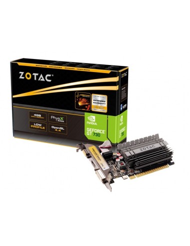 Zotac ZT-71115-20L tarjeta gráfica NVIDIA GeForce GT 730 4 GB GDDR3