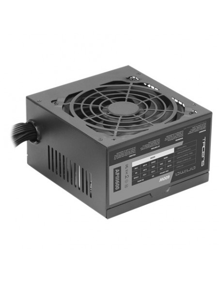 Tacens APIII600 unidad de fuente de alimentación 600 W 20+4 pin ATX ATX Negro Tacens APIII600 unidad de fuente de alimentación 600 W 20+4 pin ATX ATX Negro