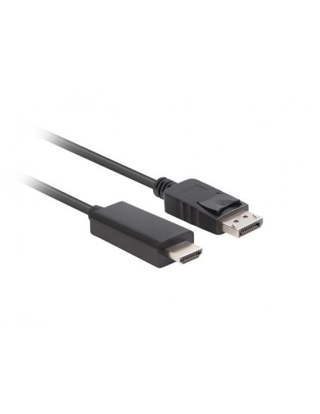 Lanberg CA-DPHD-11CC-0050-BK cambiador de género para cable DisplayPort HDMI Negro