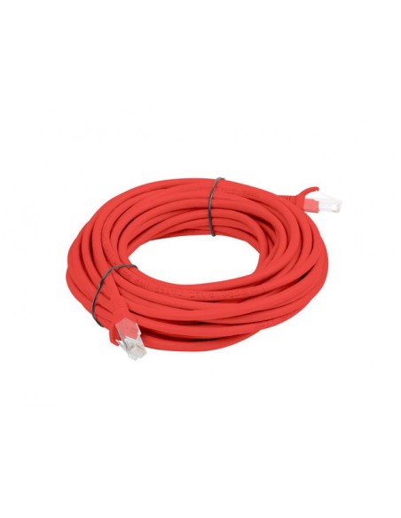 Lanberg PCU6-10CC-1000-R cable de red Rojo 10 m Cat6 U UTP (UTP)