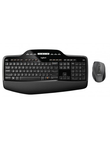 Logitech MK710 Performance teclado Ratón incluido RF inalámbrico QWERTZ Alemán Negro