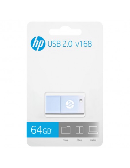 AION HP V168 unidad flash USB 64 GB USB tipo A 2.0 Azul