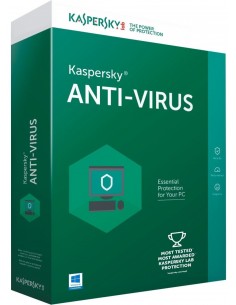 Kaspersky Anti-Virus Seguridad de antivirus Base Plurilingüe 5 licencia(s) 1 año(s)