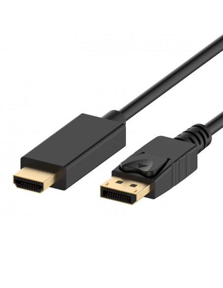 Ewent EC1431 adaptador de cable de vídeo 1,8 m DisplayPort HDMI tipo A (Estándar) Negro