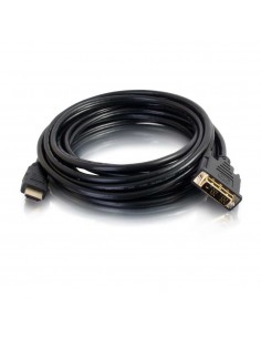 C2G 42514 adaptador de cable de vídeo 1 m HDMI DVI-D Negro