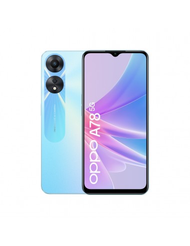 OPPO A78 5G 16,7 cm (6.56") SIM doble Android 13 USB Tipo C 4 GB 128 GB 5000 mAh Azul