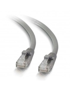 C2G Cable de conexión de red de 3 m Cat5e sin blindaje y con funda (UTP), color gris