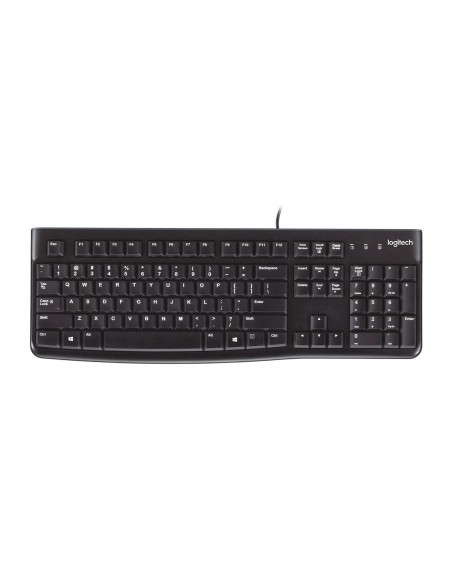 Logitech Keyboard K120 for Business teclado USB QWERTY Inglés Negro