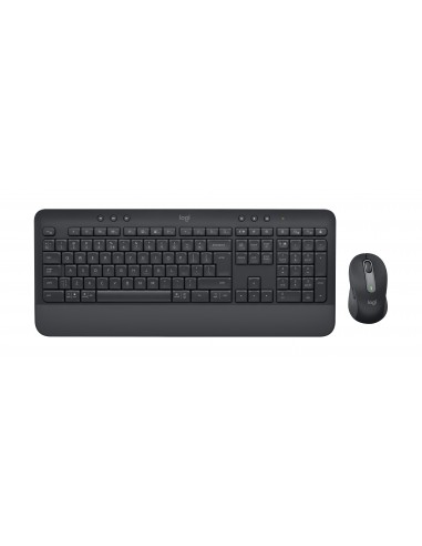 Logitech Signature MK650 Combo For Business teclado Ratón incluido Bluetooth QWERTY Danés, Finlandés, Noruego, Sueco Grafito