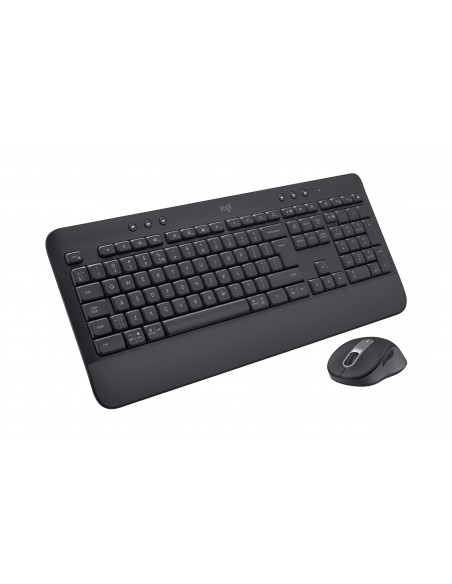 Logitech Signature MK650 Combo For Business teclado Ratón incluido Bluetooth QWERTY Danés, Finlandés, Noruego, Sueco Grafito