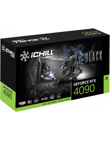 Inno3D GeForce RTX 4090 ICHILL BLACK NVIDIA 24 GB GDDR6X