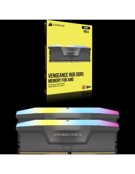 Corsair Vengeance RGB CMH32GX5M2B5200Z40K módulo de memoria 32 GB 2 x 16 GB DDR5 5200 MHz